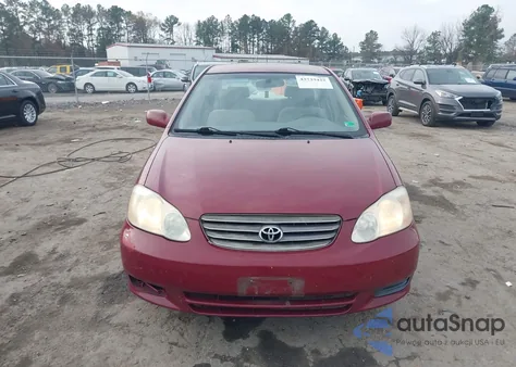2003 Toyota Corolla Le from USA, damaged, VIN JTDBR32E132011963